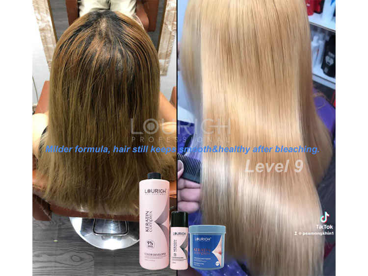 hair bleach powder result01